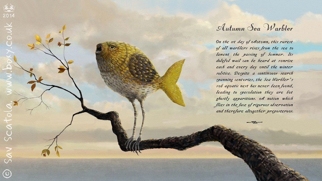'Autumn Sea Warbler' by Sav Scatola