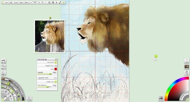 grids lion