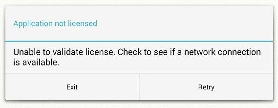 validate artrage android error message