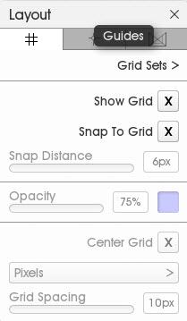 ArtRage 5 Layout menu