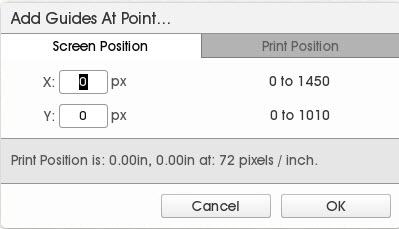 ArtRage 5 add guide at point menu