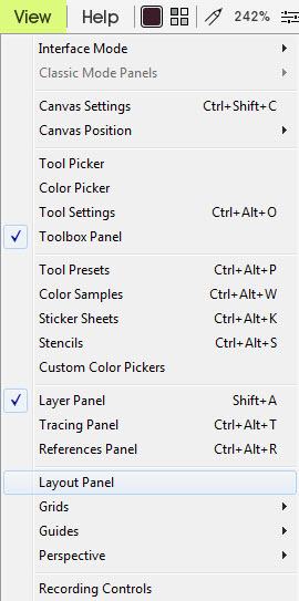 Edit menu screenshot guides ArtRage 5