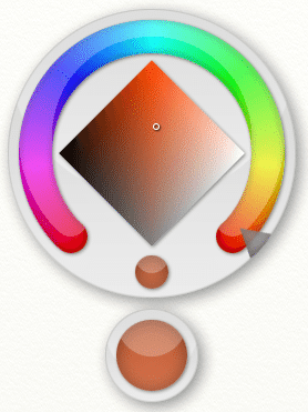 ArtRage popup color picker