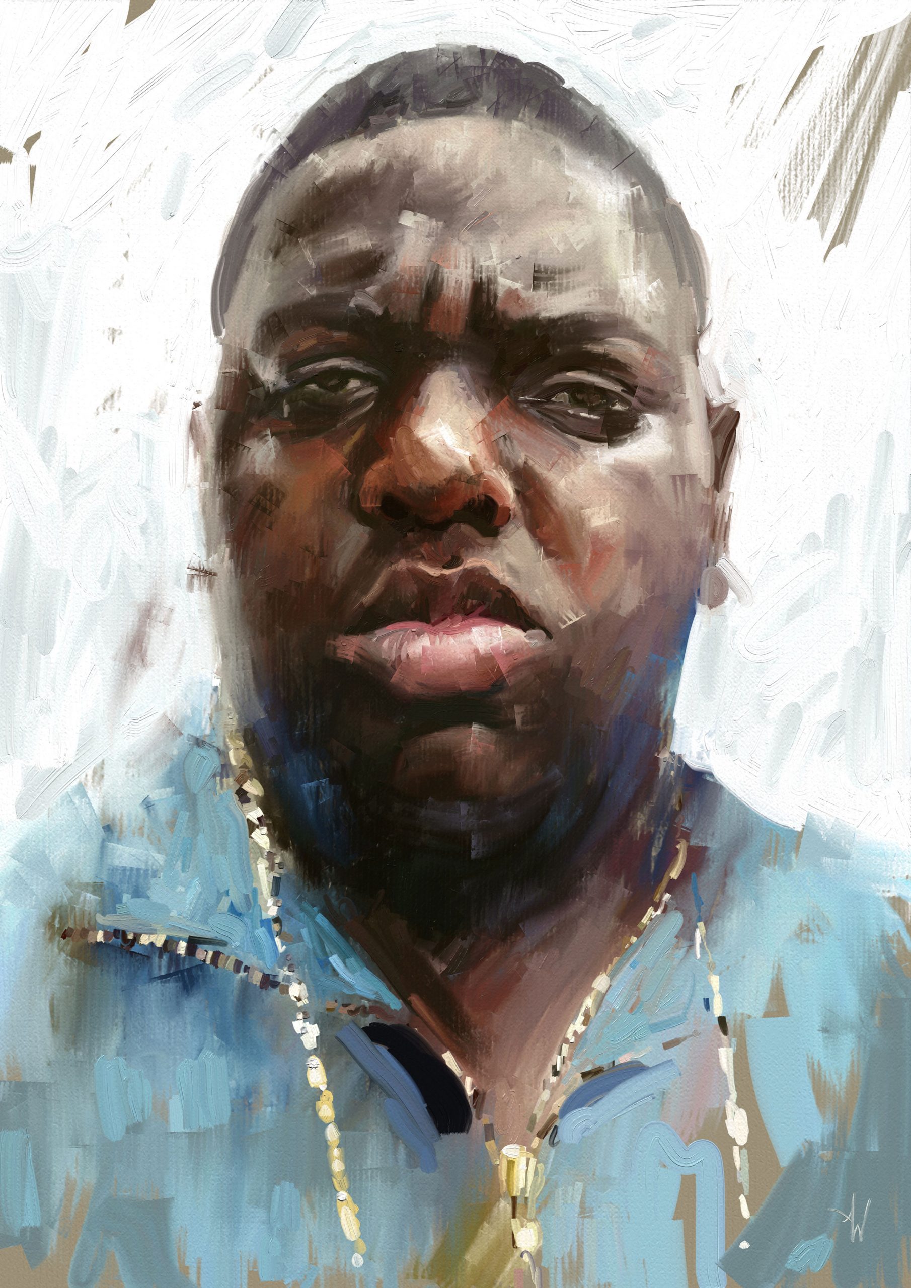 Painting of the Notorius B.I.G.