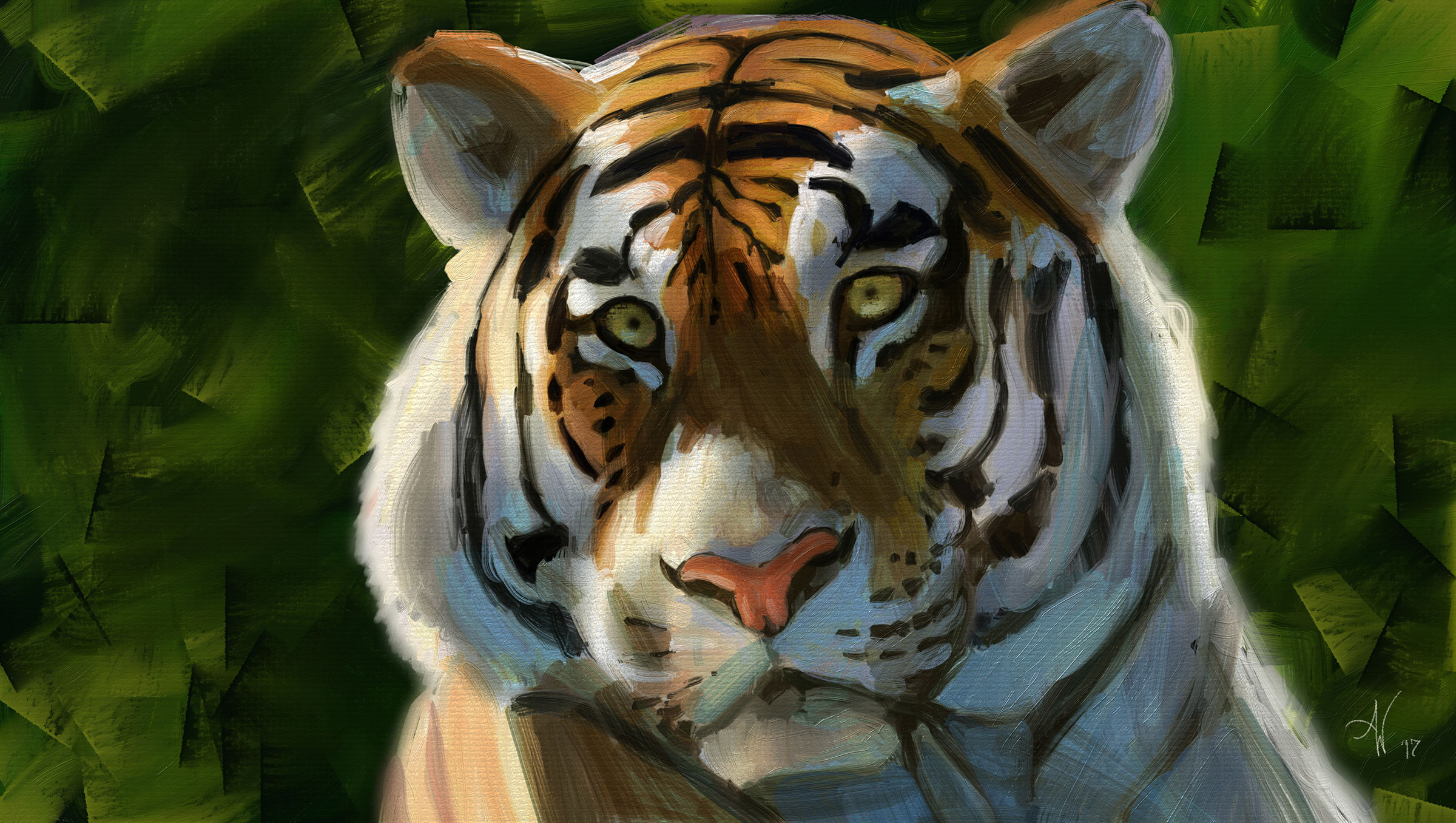 Painting of a Tiger