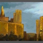 ArtRage Lite oil and palette knife cityscape painting tutorial
