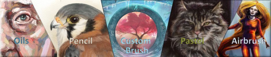 Artwork banner with media