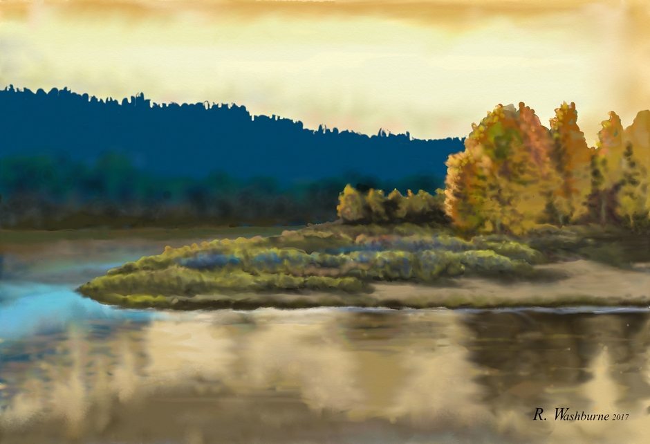  Bend in the River by Randel Washburne 