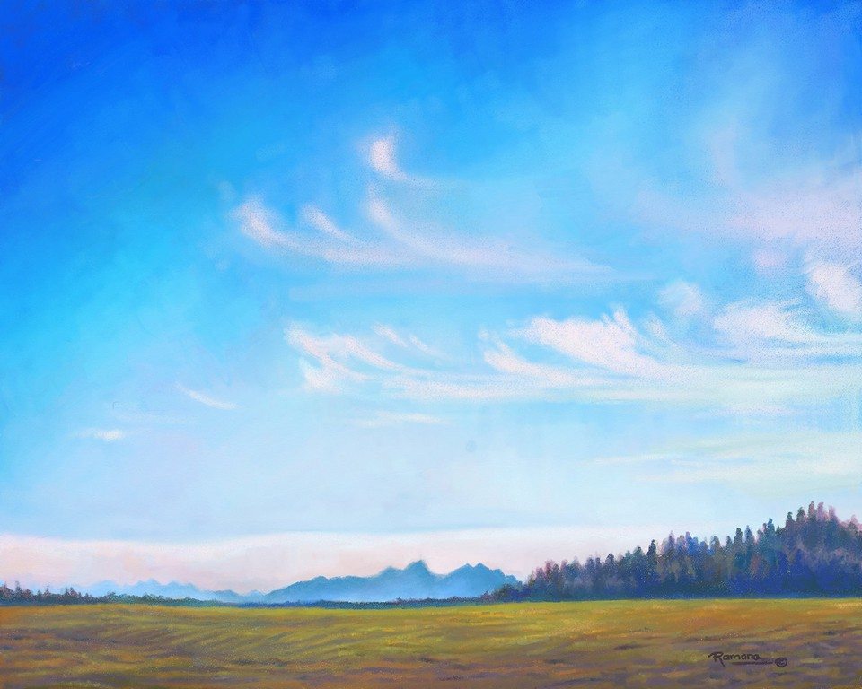 Big Sky artrage art by Ramona MacDonald