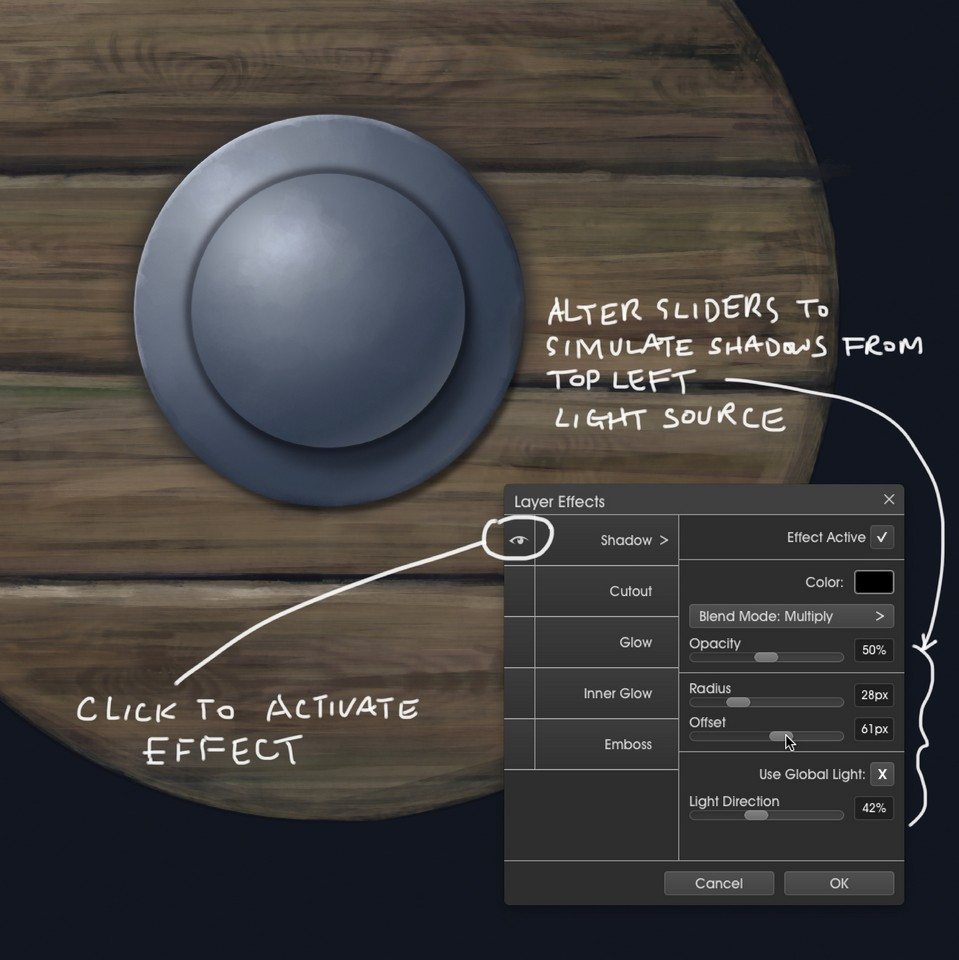 Boss19LayerFX metallic ArtRage 5 tutorial by Boxy Sav Scatola