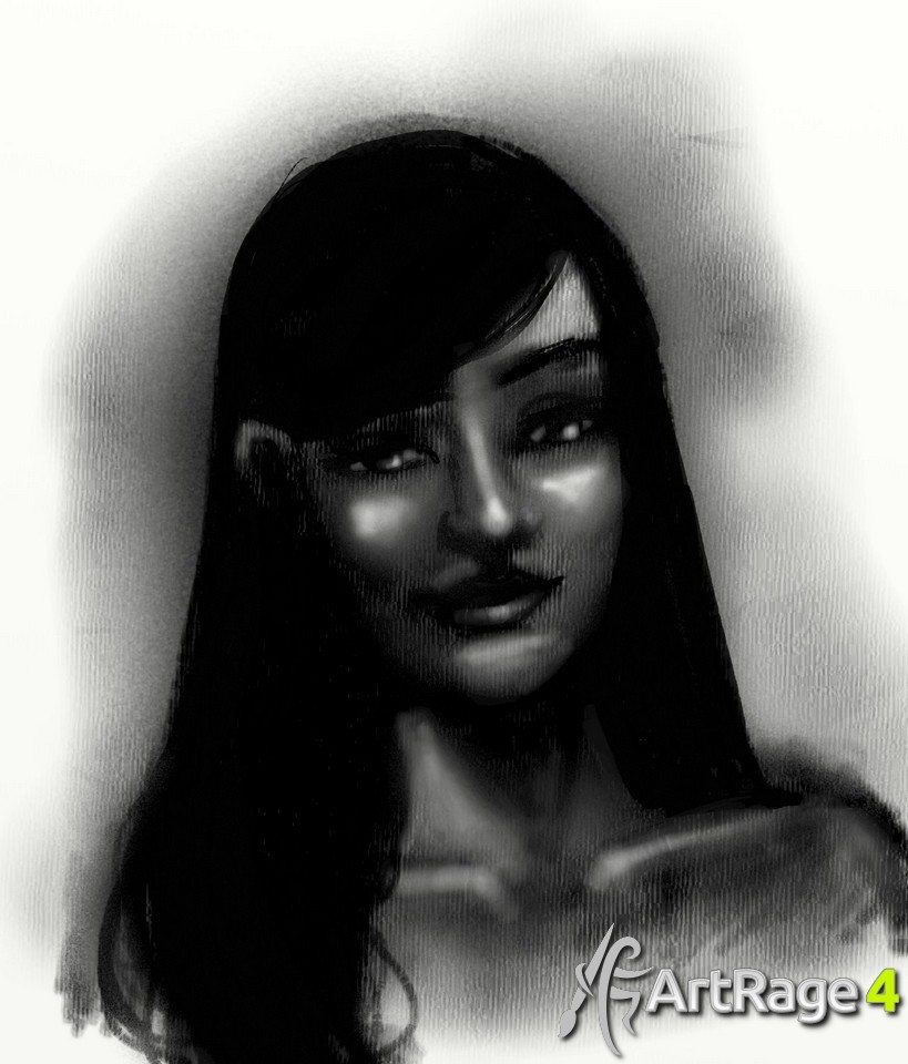 Charcoal ArtRage Tutorial Stage 5