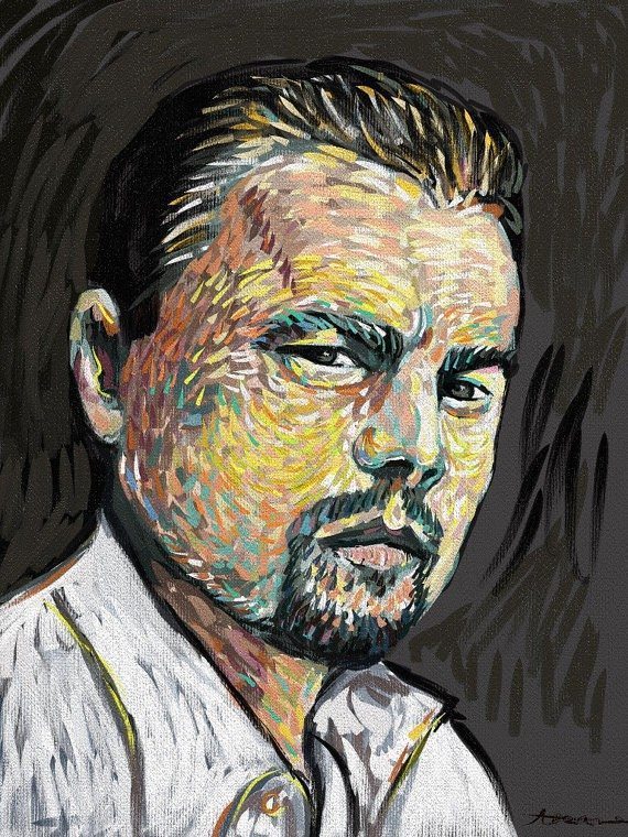 Di Caprio by Alex Bearne ArtRage iPad art