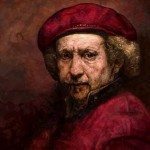 Rembrandt van Rijn, "Self-Portrait," by Edward Ofosu