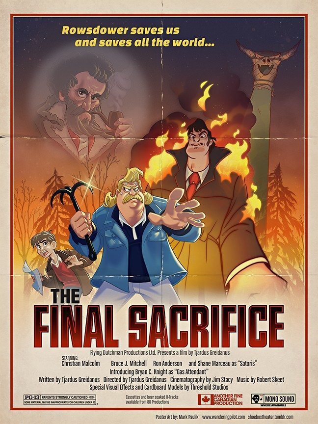 Final Sacrifice Poster 9x12 artrage art by Mark Paulik