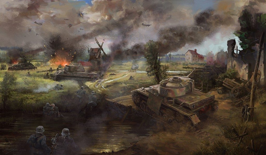 France 1944 Commission Work by Lothar Zhou