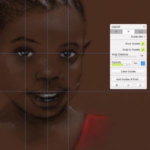 Guides African girl portrait square screenshot ArtRage 5