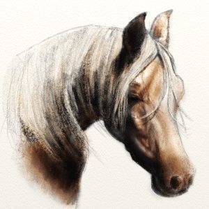 Horse Digital Pencil Art ArtRage 5