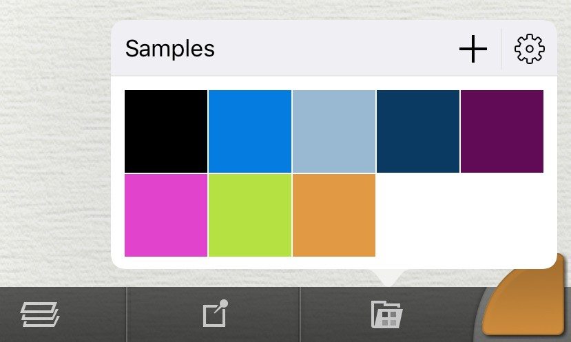 Color Samples ArtRage for iPad 2.0
