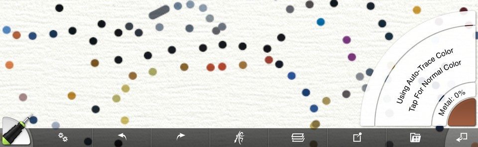 Automatic Color Sampling Tracing Reference Image ArtRage for iOS 2.0