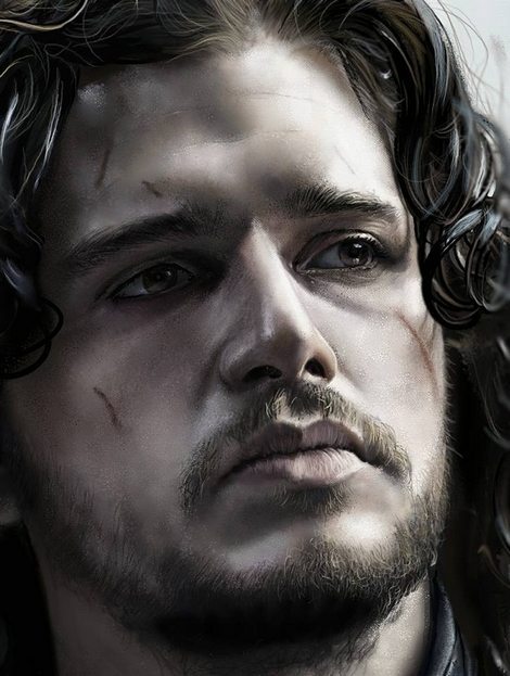 Jon Snow (Detail) by Teoman Mete CAKICI