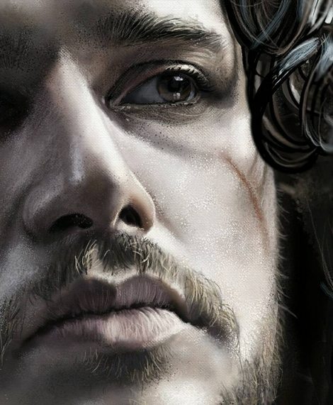 Jon Snow (Detail) by Teoman Mete CAKICI