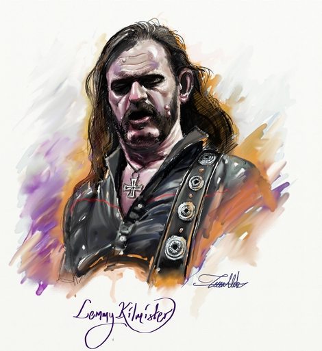 Lemmy Kilmister by Teoman Mete CAKICI