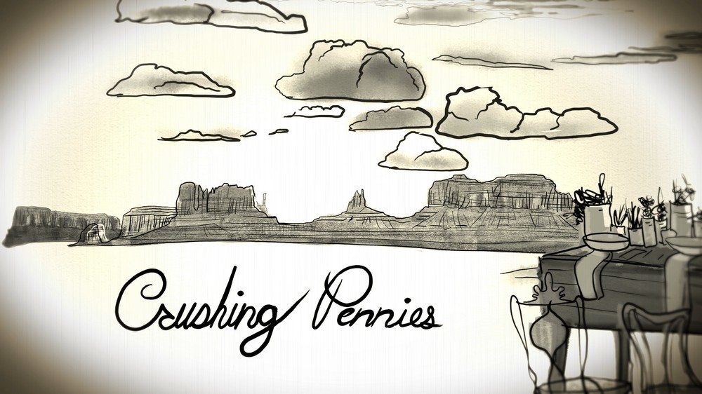 "Crushing Pennies": Teddy Gage still image from 'Painted Titles for a Song"