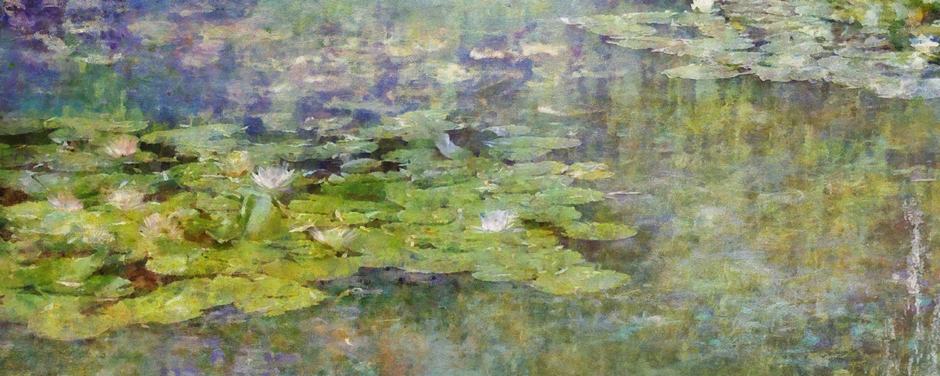 Monet Lilies 16x40 Brian Coffey Featured ArtRage Artist