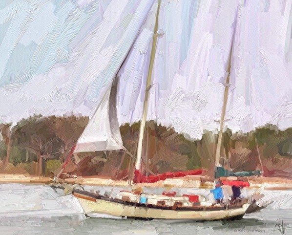 Outbound 72 ArtRage iPad artist Dean Scott Waters