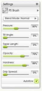 PS Brush settings by Steve Goad