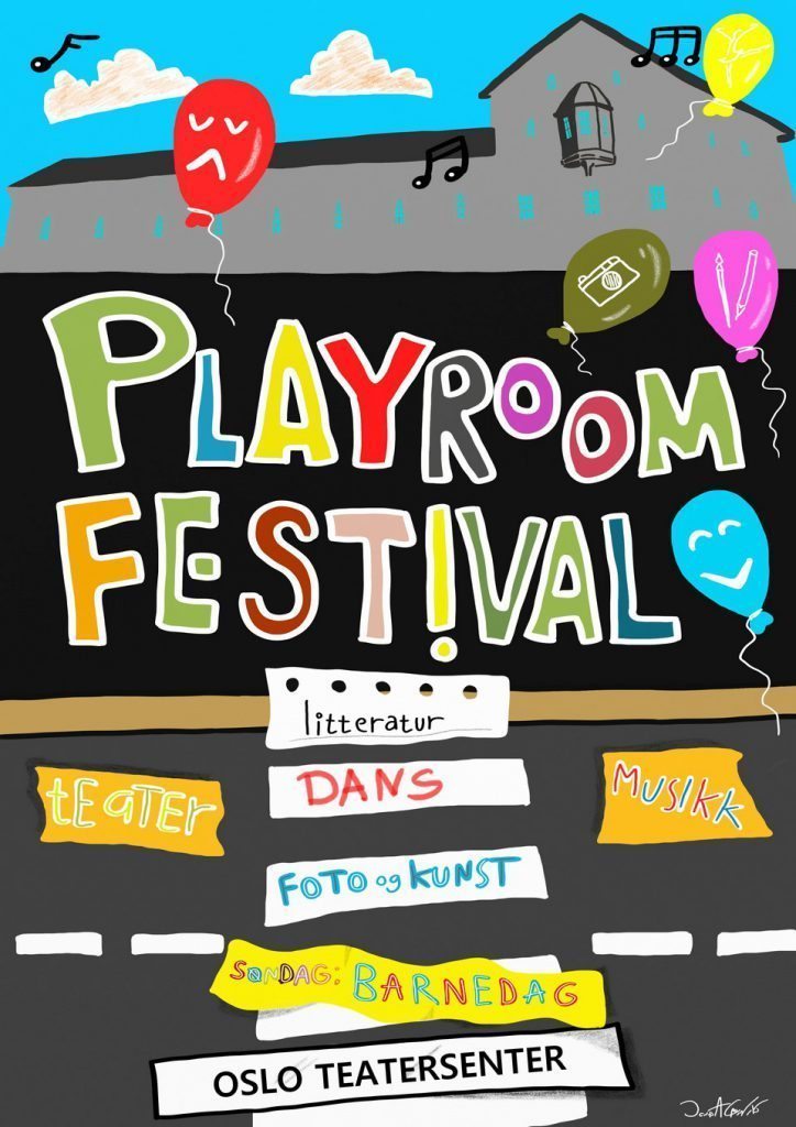 Playroom Festival Poster by Jonas A Larsen