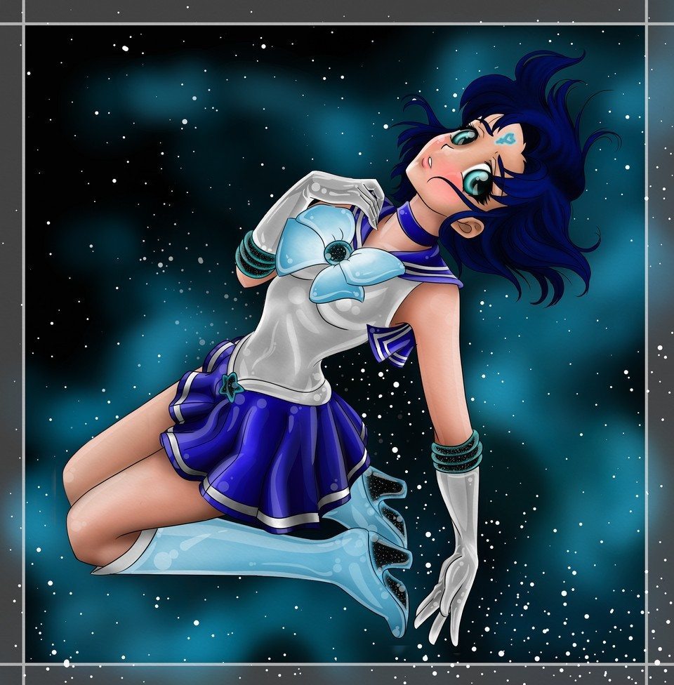 Sailor Mercury by Paige Fowler Sour Candy Arts