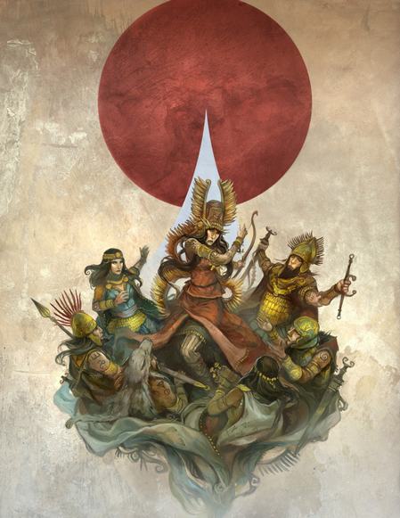 Sartar Kingdom of Heroes Cover by Jon Hodgson ArtRage Artist small