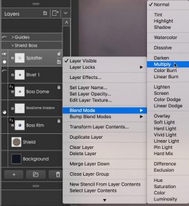 SplatterLayer blend modes metallic ArtRage 5 tutorial by Boxy Sav Scatola