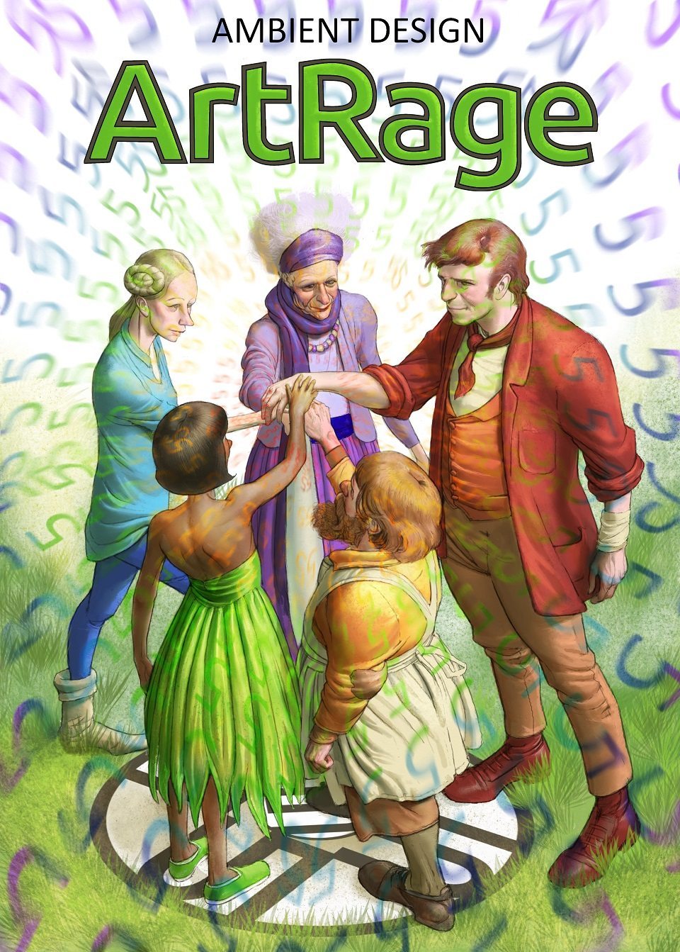 The final illustration of  "The ArtRage Five"