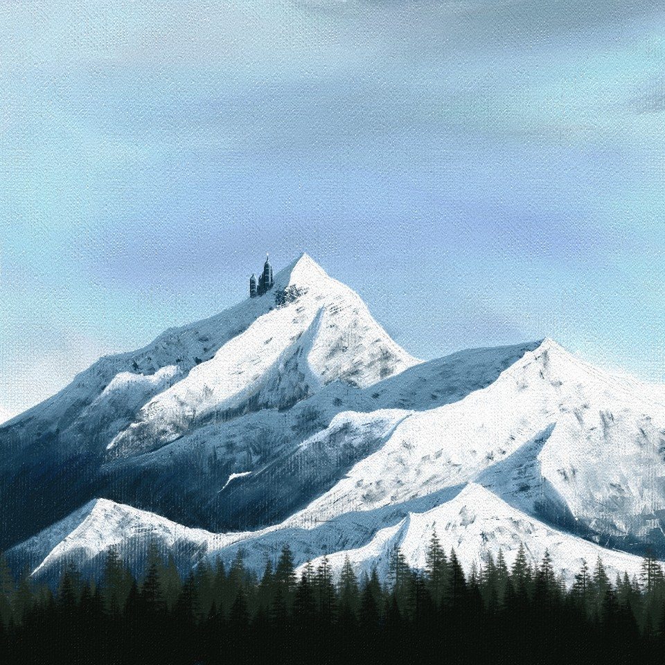  The Mountain Tower artrage art by Michael Clulee