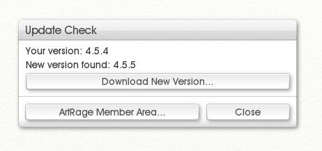 ArtRage 4.5.5 update available