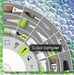 artrage 5 color sampler tool picker