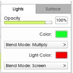 artrage 5 layer effects emboss 2 menu