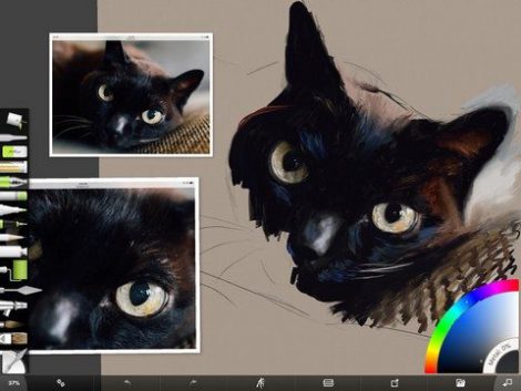 Black Cat Progress Screenshot 2 by Shelly Hanna