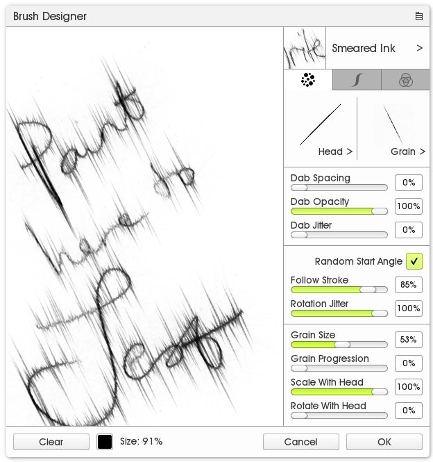 custom brush designer ArtRage 5