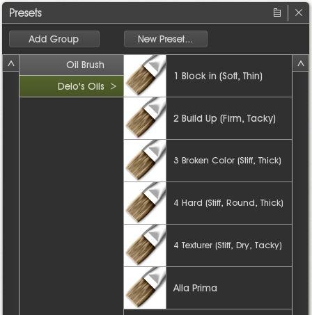 Custom Brush detailing presets