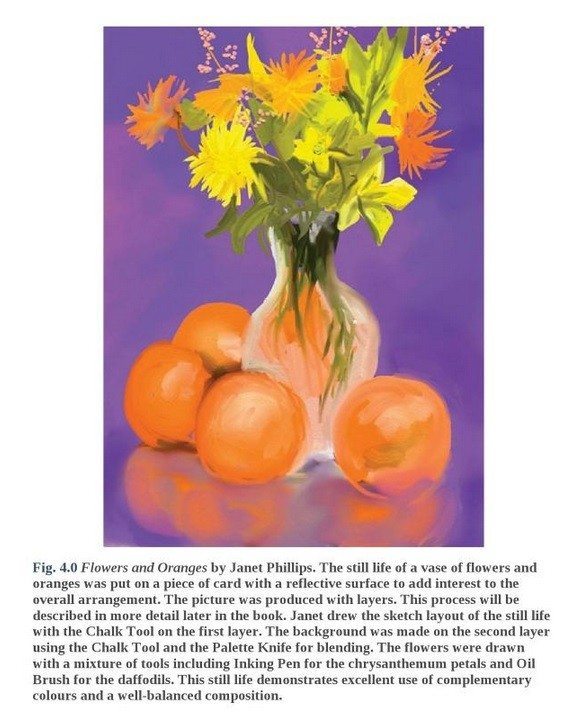 drawing and painting on the ipad diana seidl flowers and oranges