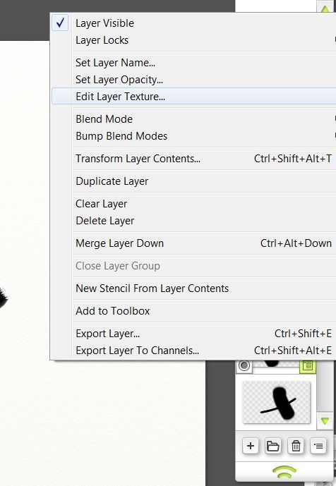edit layer texture artrage 4