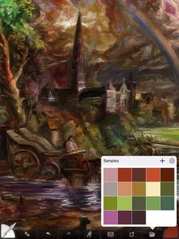 edward ofosu constable salisbury painting ipad