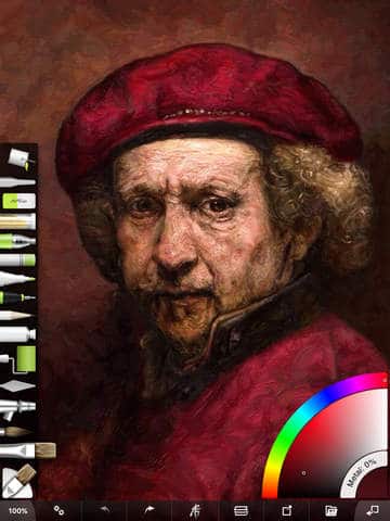 edward ofosu rembrandt ipad painting