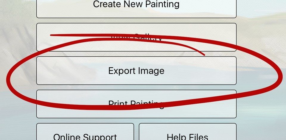 Export from painting ArtRage for iPad 2.0