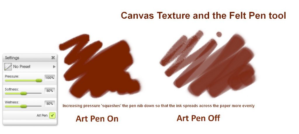 felt pen canvas texture manga tutorial