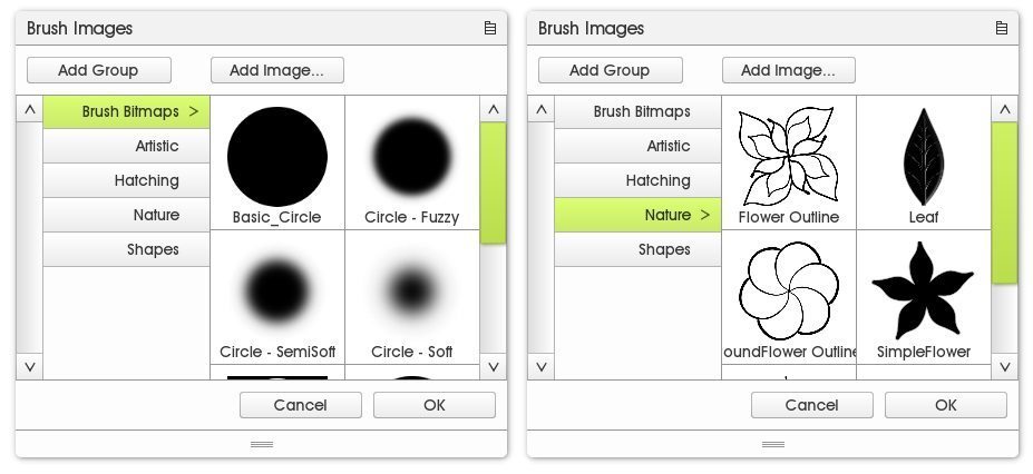 head brush images head settings custom brush designer ArtRage 5