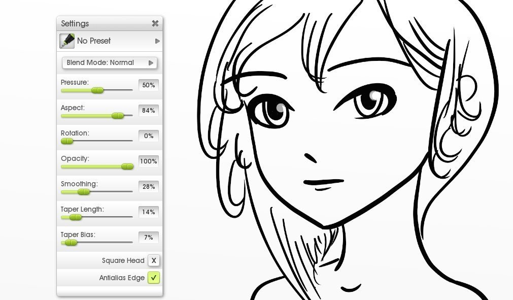 inking flat canvas manga tutorial